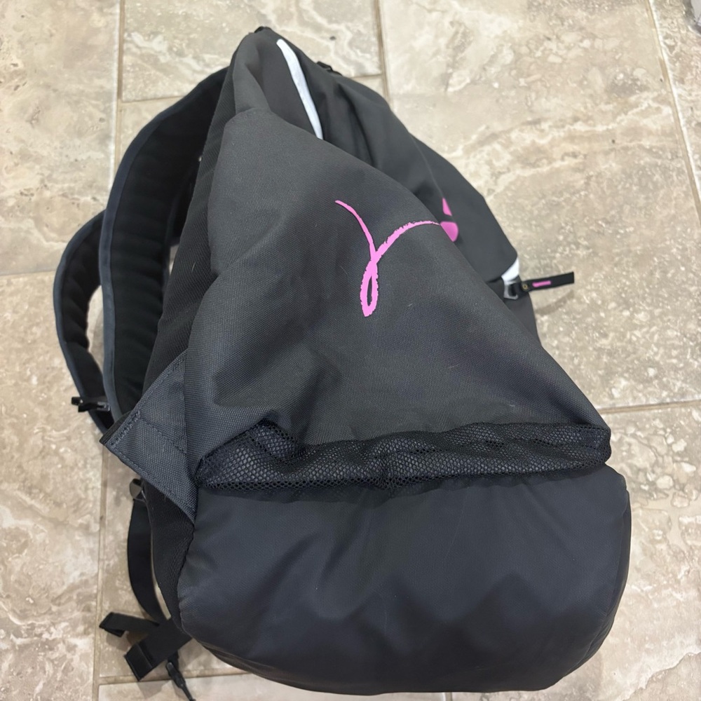 Nike Hoops Elite Max Air Team 2.0 Basketball Backpack Anthracite/Black Pinkfire - Picture 8 of 15